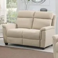 Dessel 2-Seater Electric Recliner Sofa - Natural, Fabric
