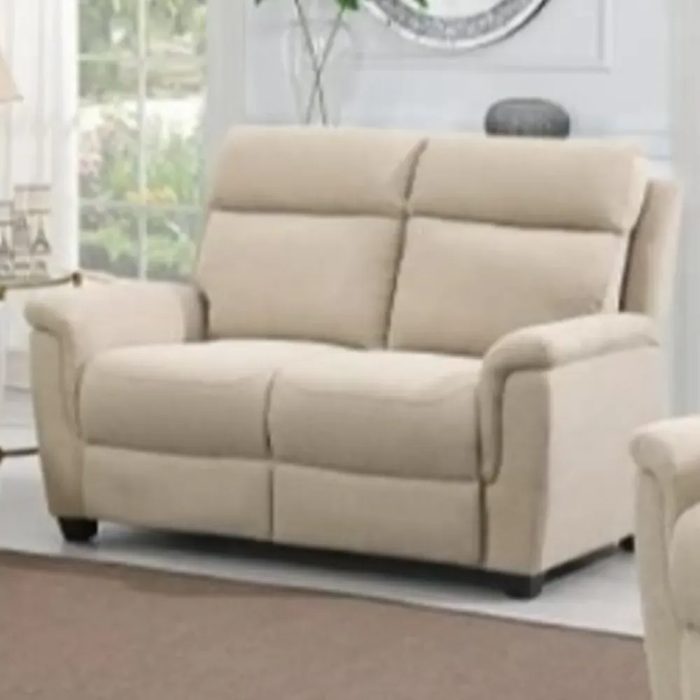 Dessel 2-Seater Electric Recliner Sofa - Natural, Fabric
