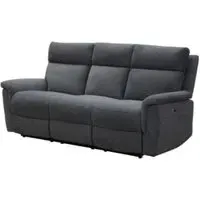 Dessel 3-Seater Sofa - Grey, Fabric