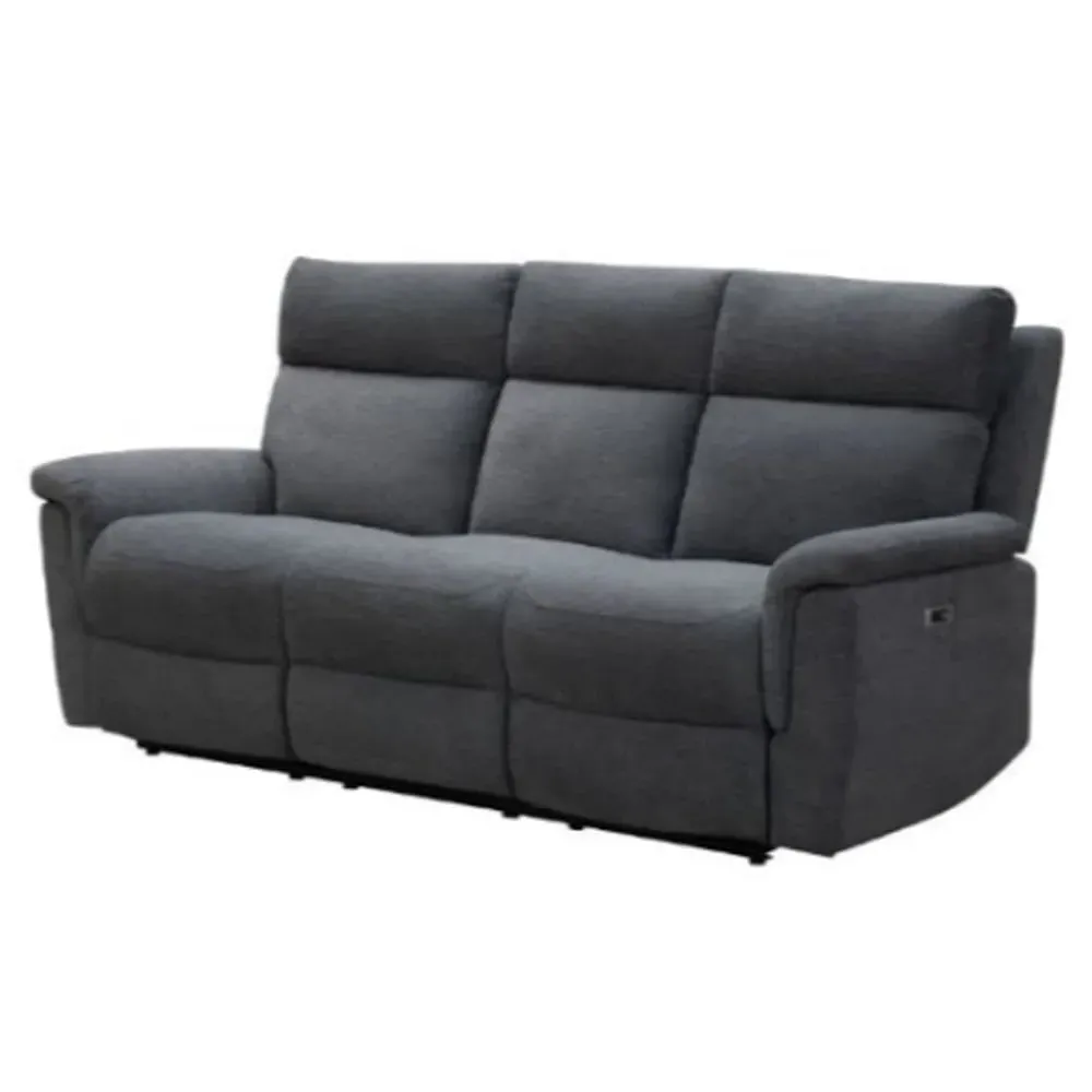 Dessel 3-Seater Sofa - Grey, Fabric
