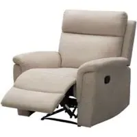 Dessel Reclining Chair - Natural, Fabric