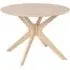 Destin Round Dining Table - White, Oak