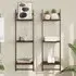 Destin Set of 2 3-Tier Wall Shelves - Brown Oak