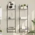 Destin Set of 2 3-Tier Wall Shelves - Grey