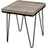 Detroit Lamp Table with Black Legs - Natural