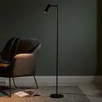 Detroit Reader Task Floor Lamp with Dimming - Black