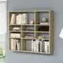 Deus Wall Shelf with 10 Compartments - Sonoma Oak