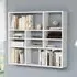 Deus Wall Shelf with 10 Compartments - White, Engineered Wood