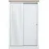 Devan 2-Door Sliding Wardrobe - White, Particle Board