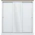 Devan 3-Door Sliding Wardrobe - White, Particle Board