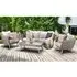 Deven 5-Seater Garden Sofa Set with Coffee Table - Grey, Rattan
