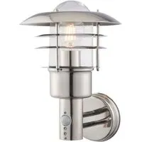Dexmen 2 Light Wall Light - Stainless Steel, Glass