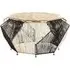 Diadem Octagonal Coffee Table - Black, Mango Wood