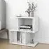 Dimitar Bedside Cabinet - White, High Gloss