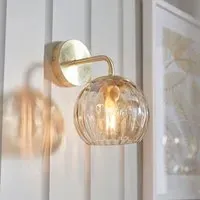 Dimple Wall Light - Champagne, Brass