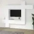 Dirk Modular TV Cabinet Set - White, Engineered Wood