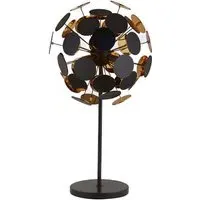 Discus 3 Bulb Table Lamp - Black, Gold