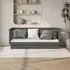 Diza Single Day Bed - Grey, Pinewood