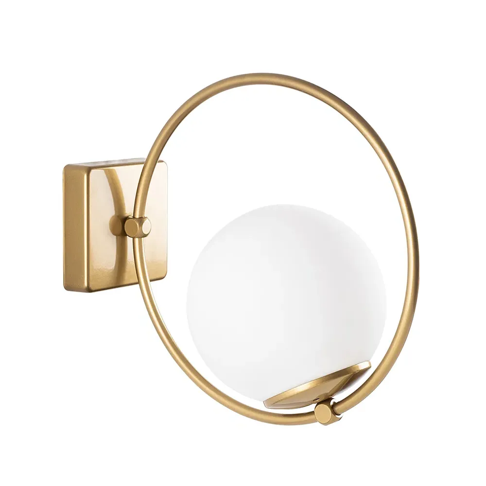 Dolunay Round Wall Light - Gold, Metal product