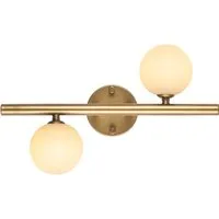 Domino 2-Light Wall Light - Gold, Metal alternate view