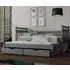 Donna Day Bed - Grey, Pinewood