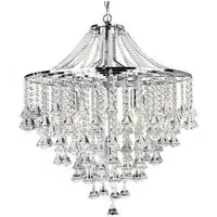 Dorchester 5-Light Chandelier with Crystal - Chrome