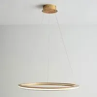 Dothan LED Ring Ceiling Pendant Light - Satin Gold