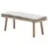 Dove Aluminium Garden Bench - Desert Sand