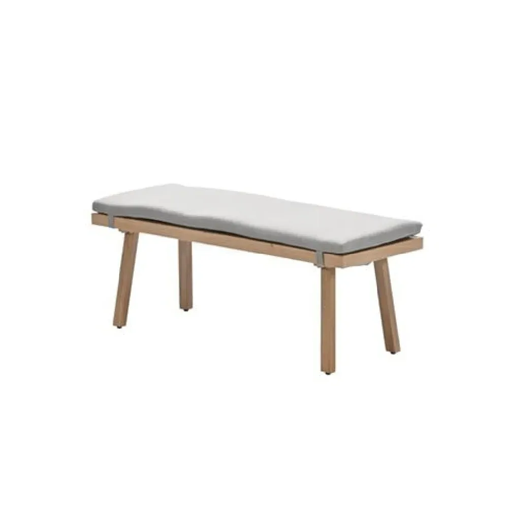 Dove Aluminium Garden Bench - Desert Sand