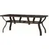 Dove Large Garden Dining Table - Brown, Glass