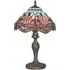 Dragonfly Stained Glass Table Lamp - Antique Brass