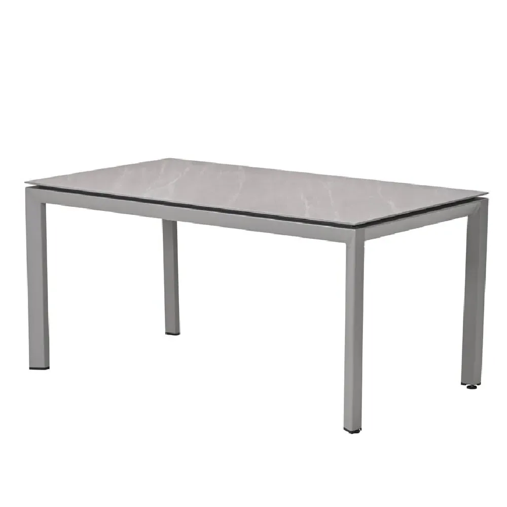 Draper Small Rectangular Garden Dining Table - Sand, Stone