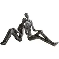 Dreaming Iron Design Sculpture - Antique Silver