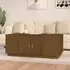Drika Coffee Table with Storage - Brown, Pinewood
