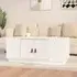 Drika Coffee Table with Storage - White, Pinewood