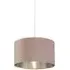 Drum Large Pendant Light - Pink, Velvet