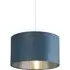 Drum Small Pendant Light - Teal, Velvet