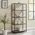 Dublin Wooden Bookcase with 4 Shelves - Grey