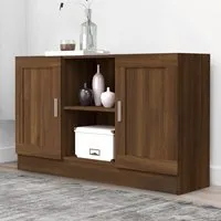 Dubuque 2-Door Wooden Storage Cabinet - Brown Oak alternate view