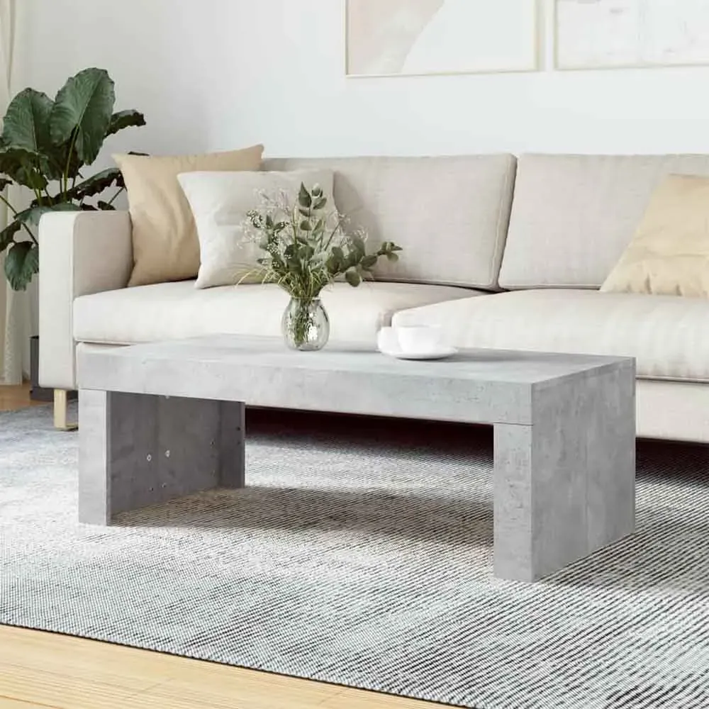 Dubuque Coffee Table - Concrete Grey, Engineered Wood product