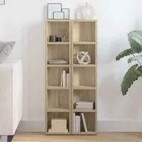 Dubuque Set of 2 Bookcases with 5 Shelves - Sonoma Oak alternate view