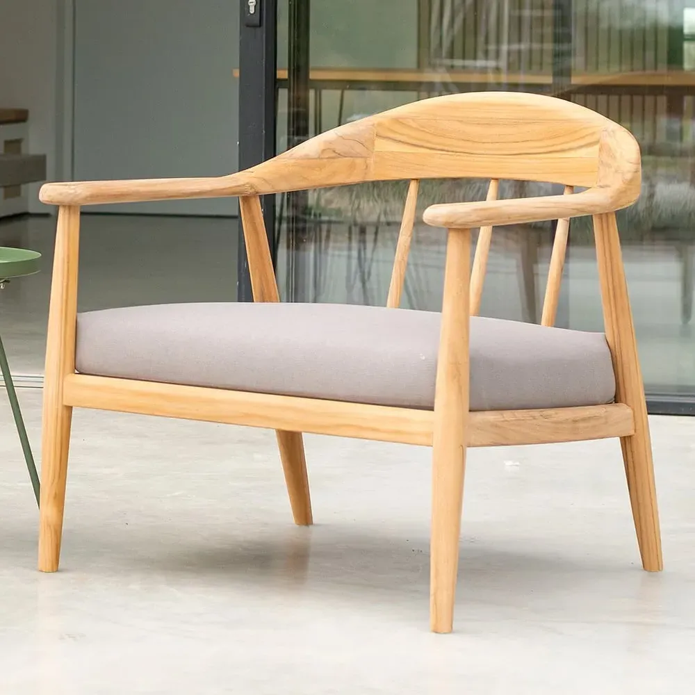 Duluth Garden Lounge Chair - Natural, Teak