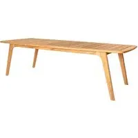 Duluth Large Rectangular Garden Dining Table - Natural, Teak