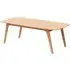Duluth Small Rectangular Garden Dining Table - Natural, Teak