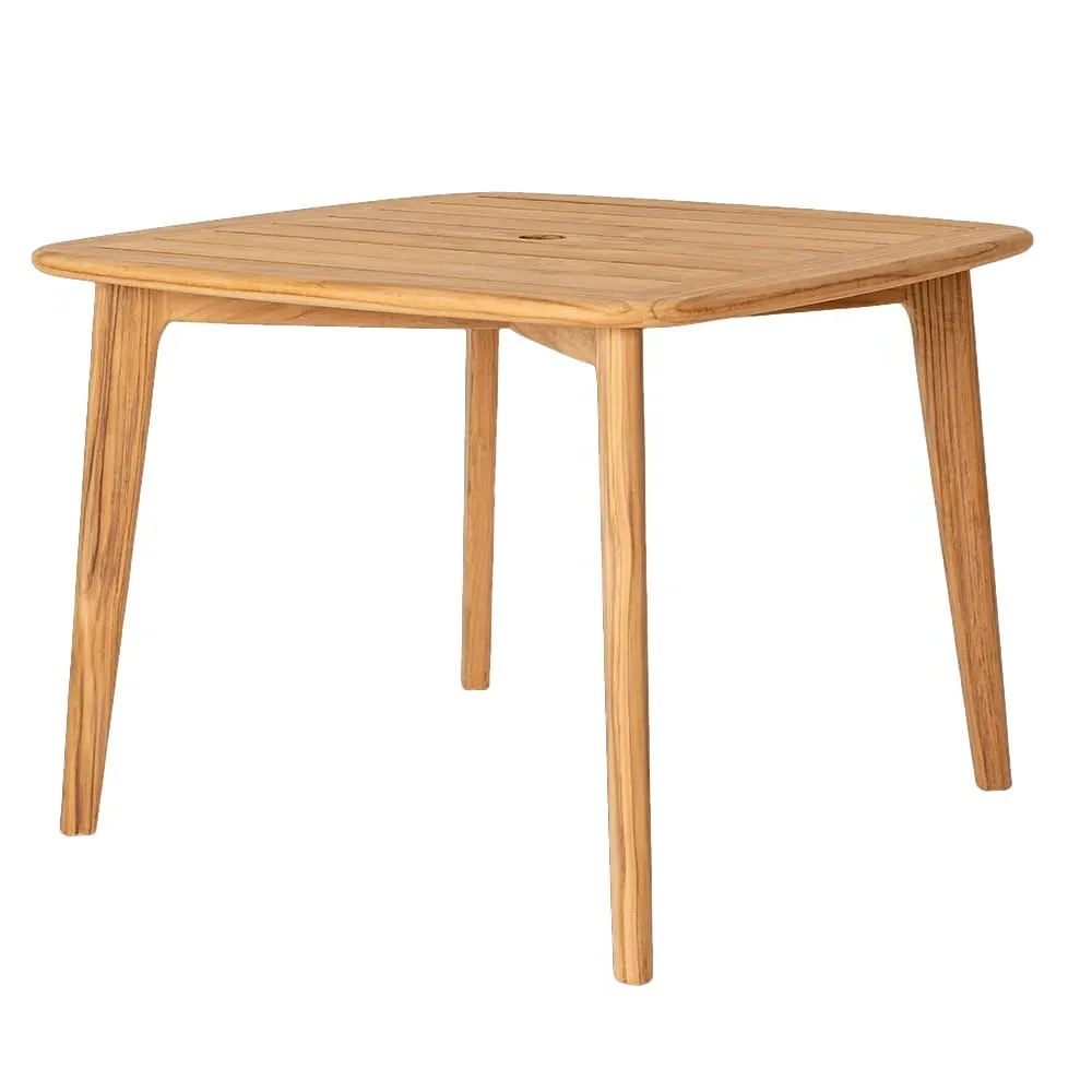 Duluth Square Dining Table - Natural, Teak