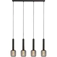 Dulwich 4 Light Bar Pendant Light - Black