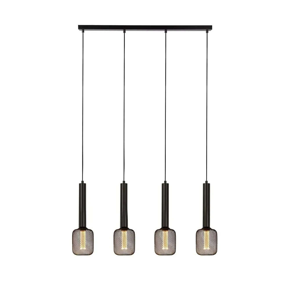 Dulwich 4 Light Bar Pendant Light - Black image