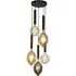 Dulwich 5 Light Multi Drop Pendant Light - Black
