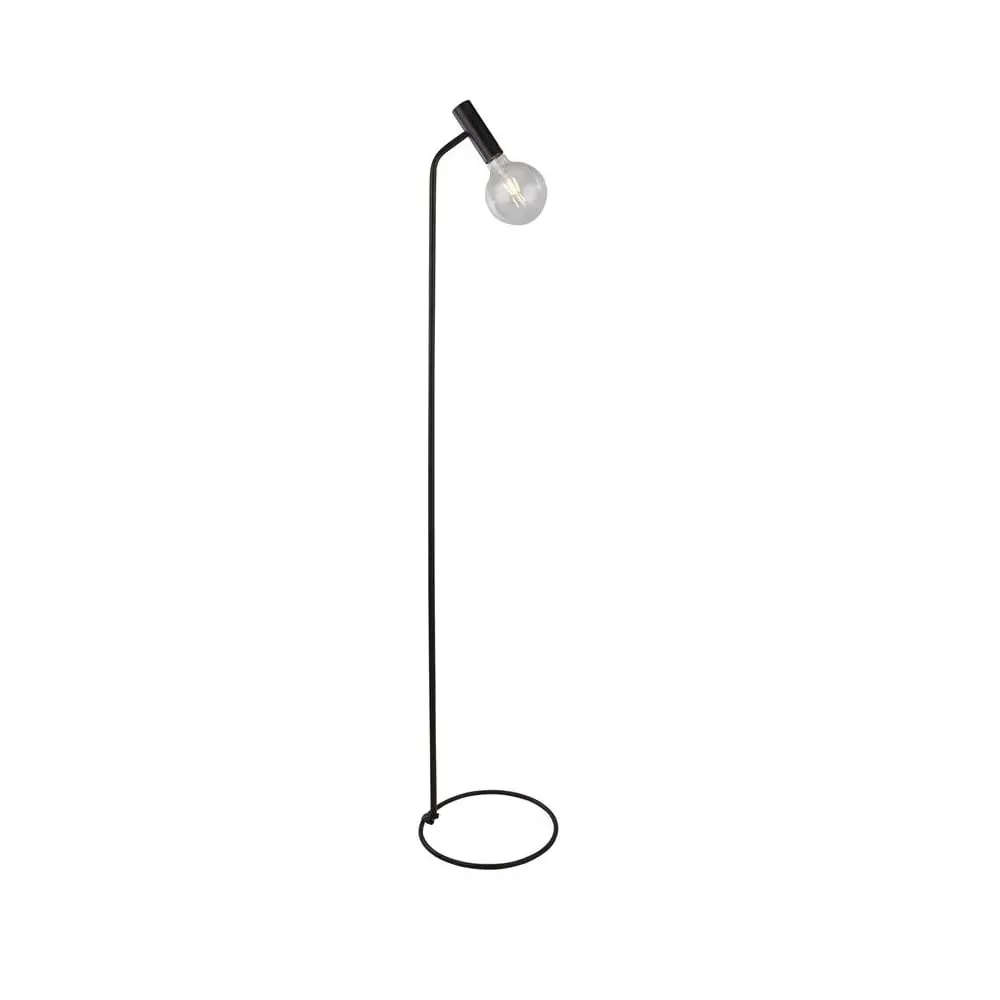 Dulwich Adjustable Metal Floor Lamp - Black image