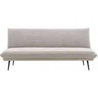 Duncan 3-Seater Sofa Bed - Light Grey, Fabric